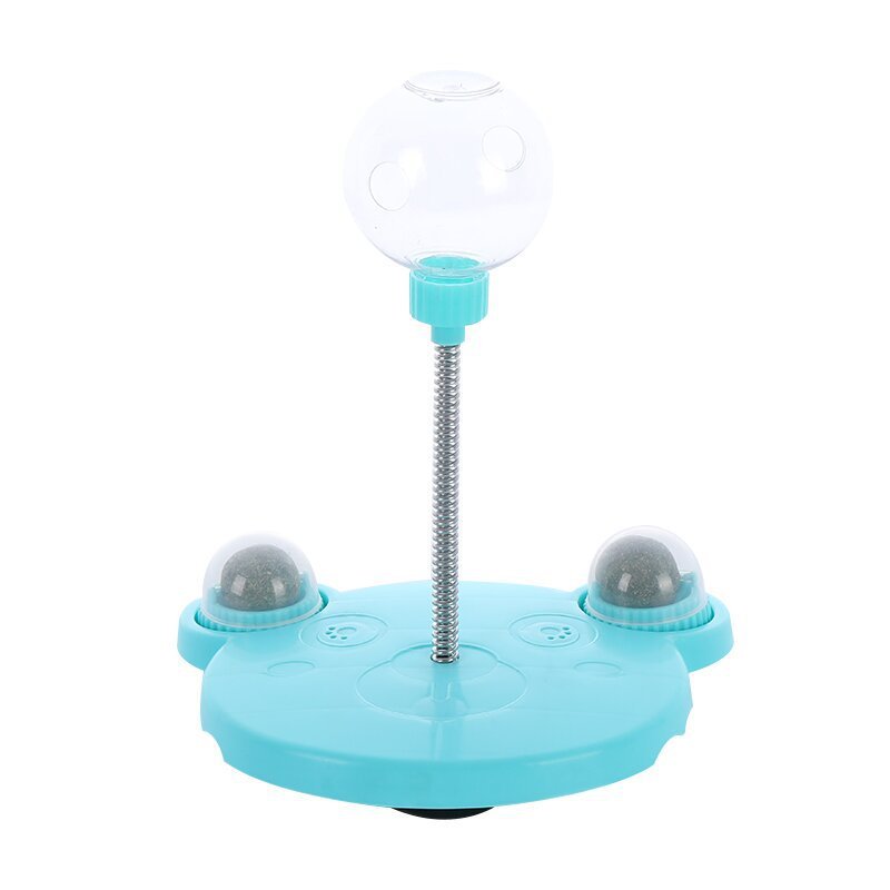 Interactive Toy Feeder for Cats & Dogs – Suction Base with Mint Ball Treat Compartments