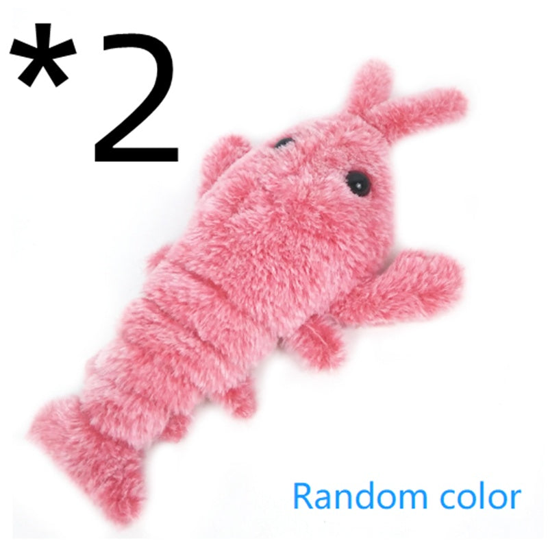 Electric Jumping Lobster Cat Toy | USB Rechargeable Plush Toy