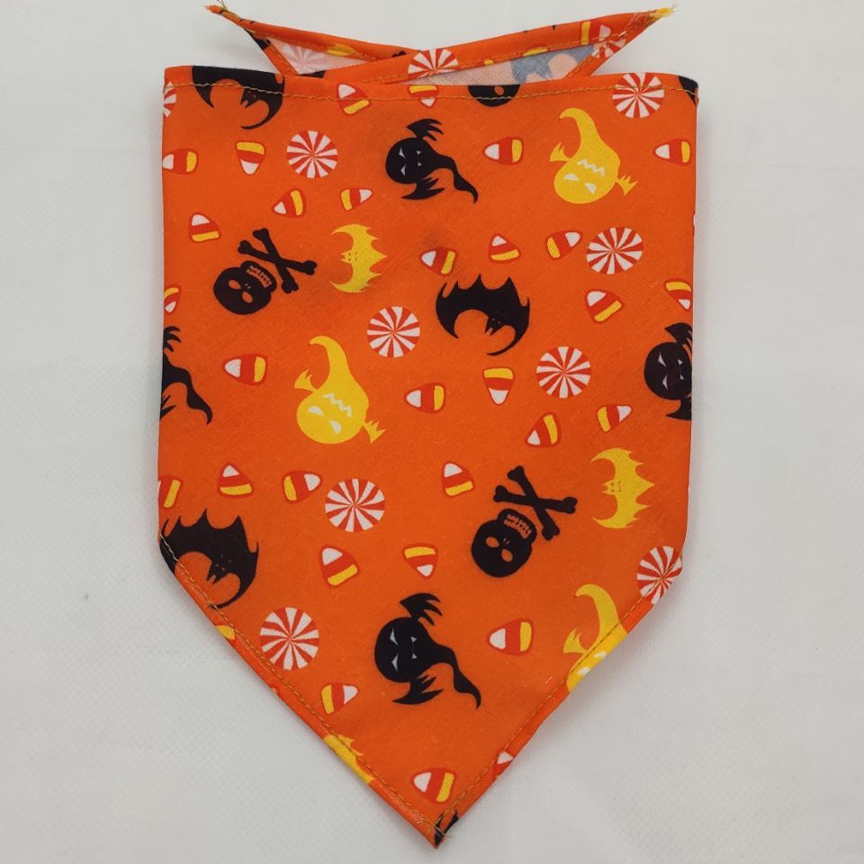 Tie-Dye Pet Bandana – Soft Polyester Dog & Cat Scarf