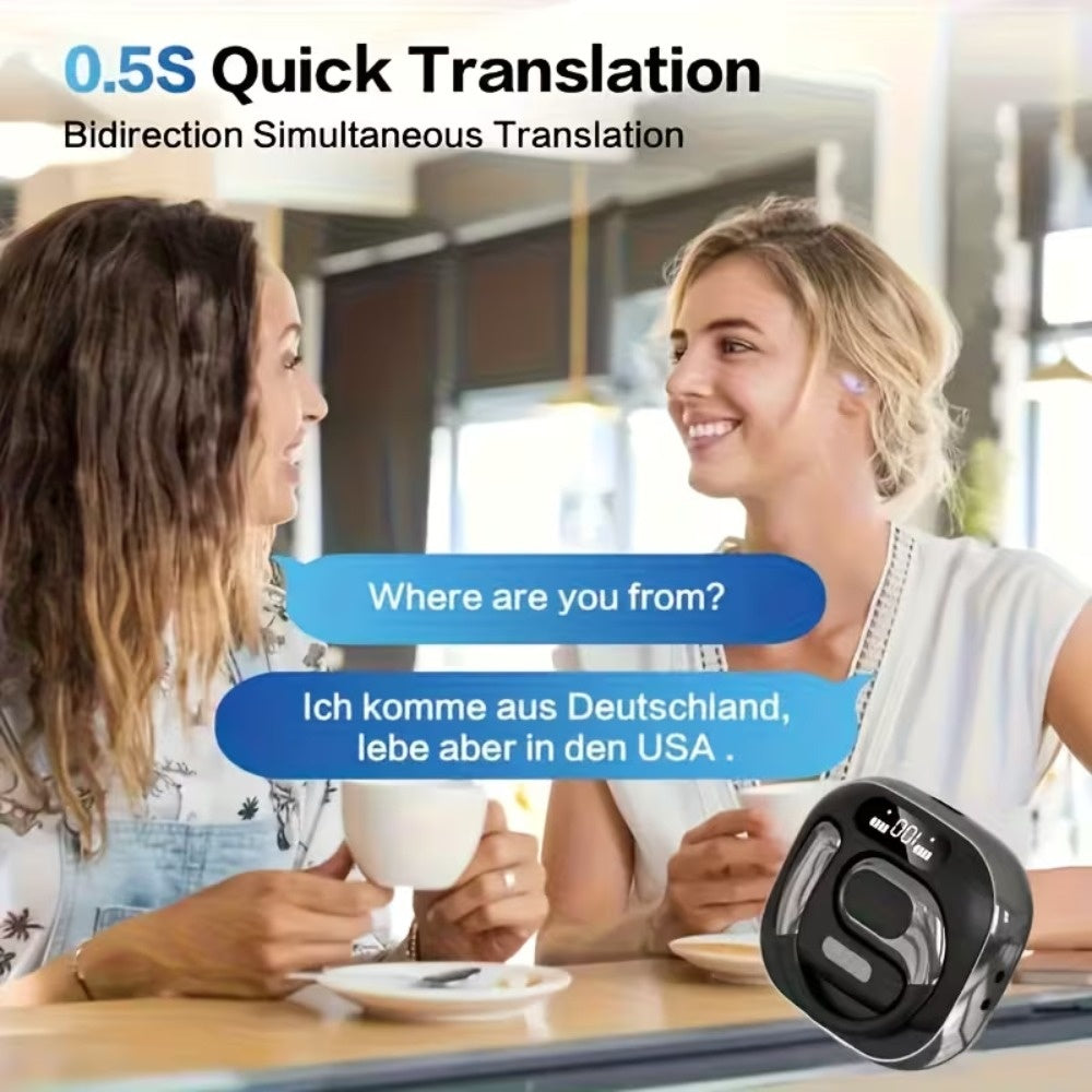 PAVUN Wireless Translation Earbuds | Real-Time Language