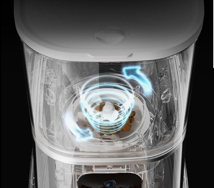 Smart WiFi Automatic Cat Feeder – 6L Capacity with App Control, Voice Feed & Video Options