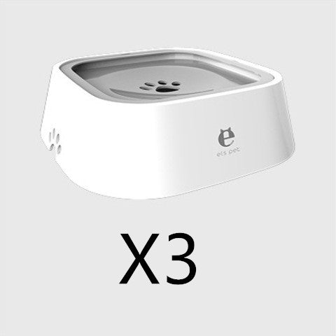 1.5L Floating Pet Water Bowl – No-Spill Slow Feeder for Cats & Dogs – grooming kit