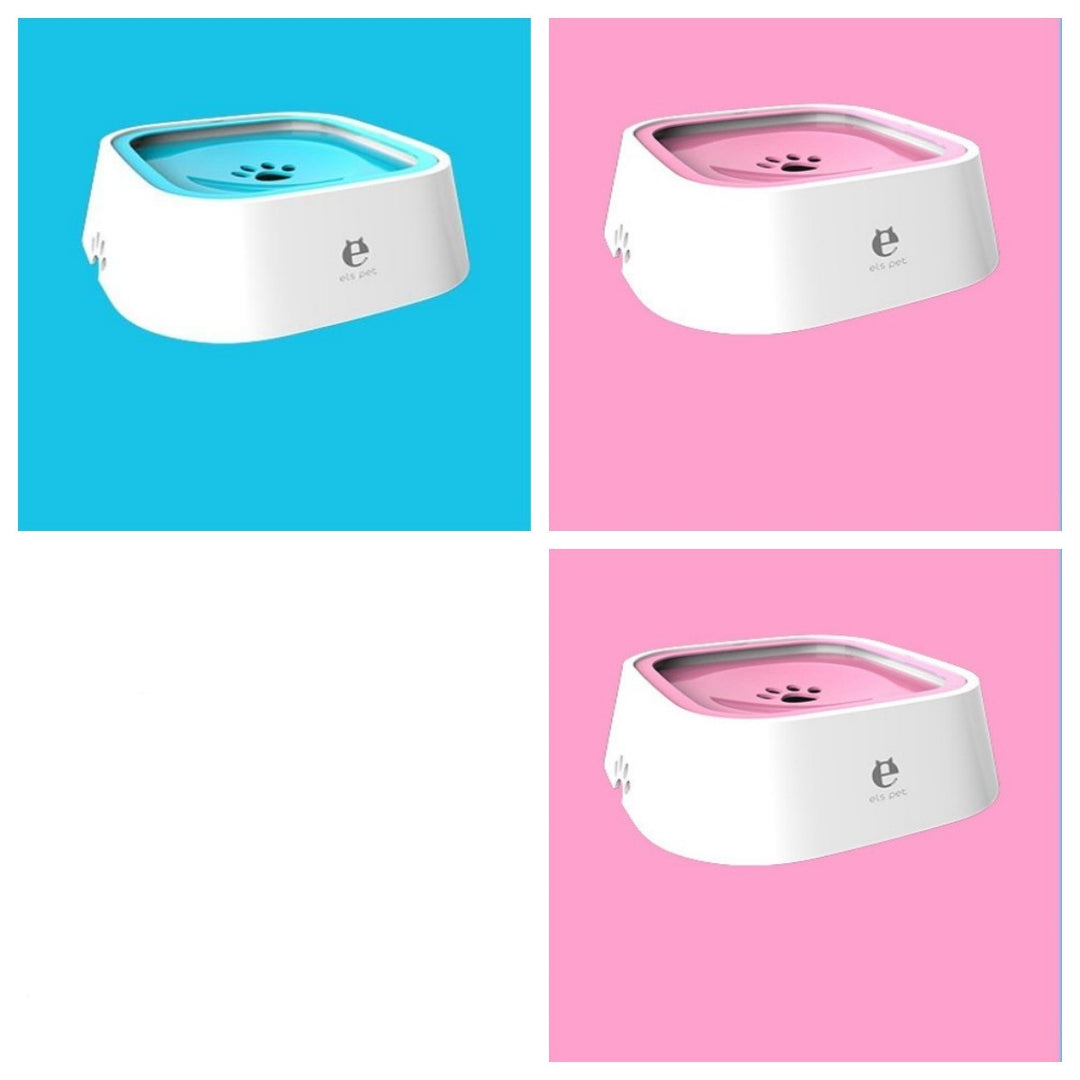 1.5L Floating Pet Water Bowl – No-Spill Slow Feeder for Cats & Dogs – grooming kit