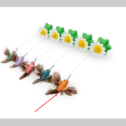 Electric Rotating Butterfly & Bird Cat Toy – Interactive 360° Motion Toy for Indoor Cats