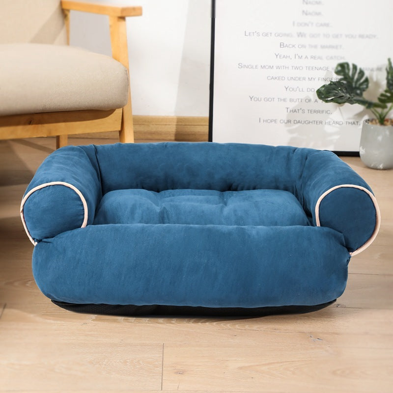 Plush Dog Sofa Bed – Orthopedic, Washable Comfort for Dogs & Cats of All Sizes