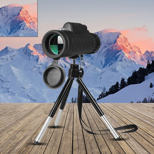 40x60 Monocular Telescope with Tripod & Phone Clip – Outdoor Spotting Scope for iPhone – tech-gadget