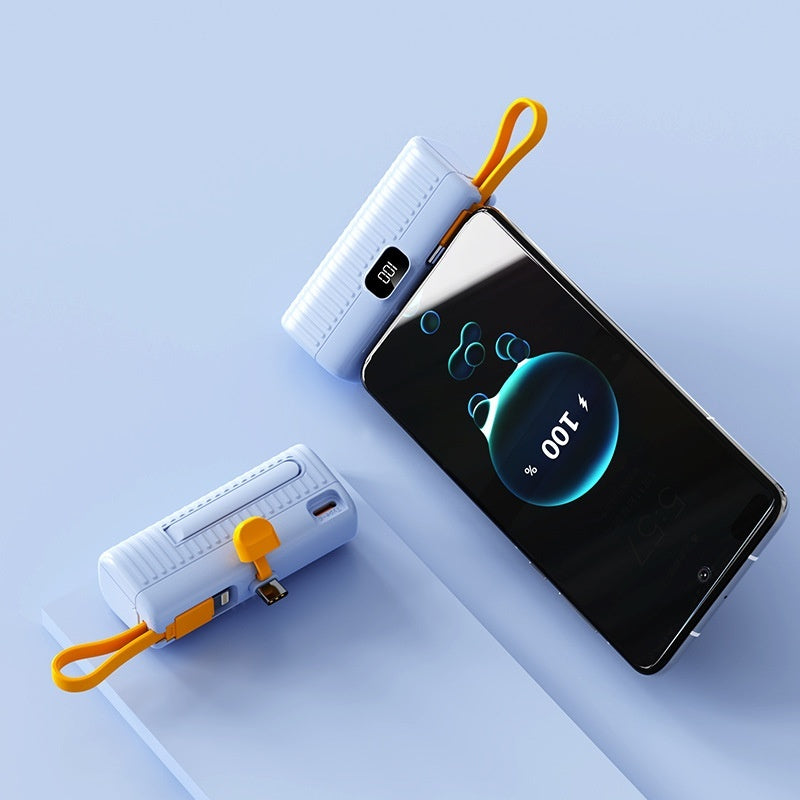 Mini Capsule Power Bank – USB-C or Lightning | Ultra-Portable Emergency Charger
