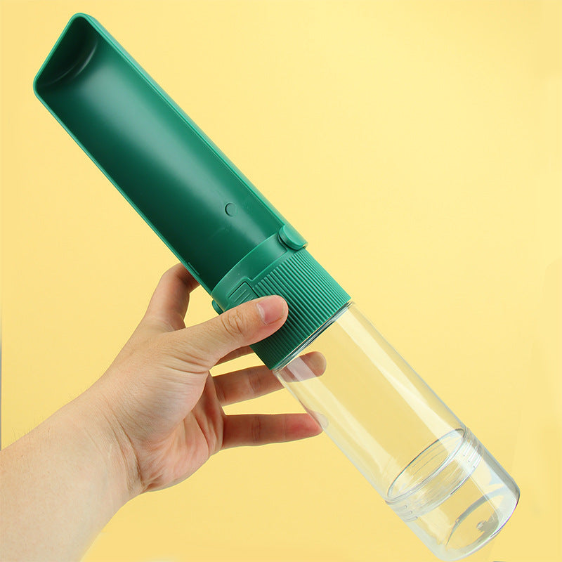 2-in-1 Portable Dog Water Bottle with Food Container – Travel Water Dispenser for Pets – grooming kit