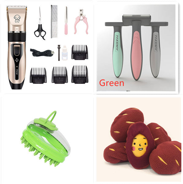 Rechargeable Pet Hair Clipper – Low Noise, Ceramic Blade, 90min Runtime