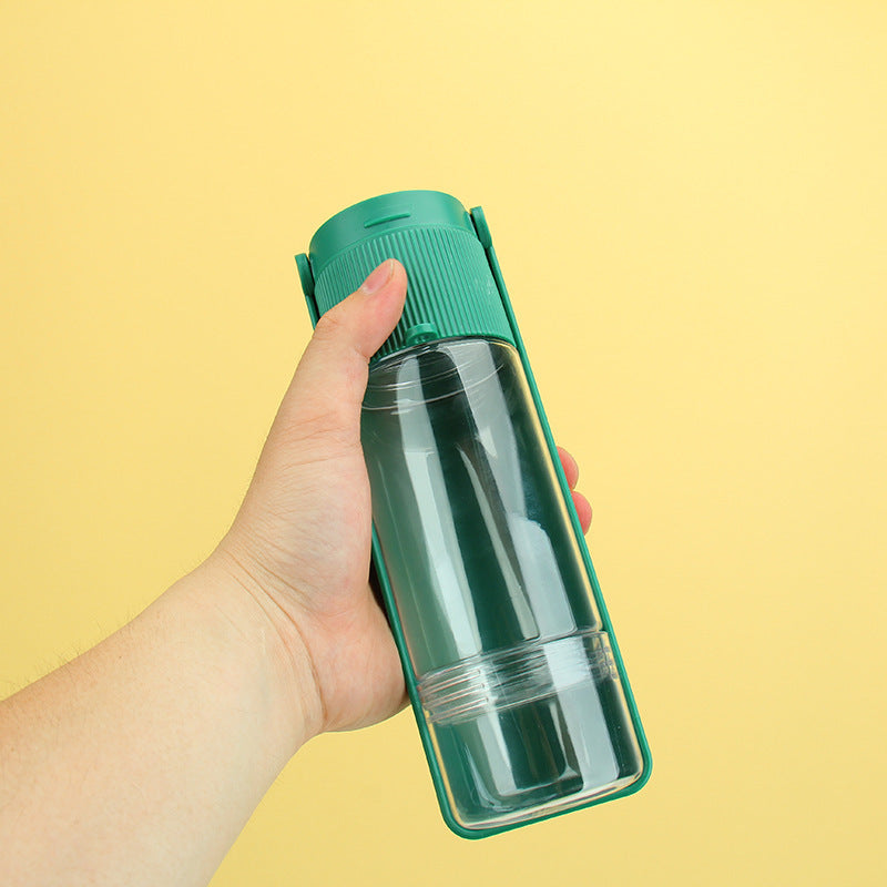 2-in-1 Portable Dog Water Bottle with Food Container – Travel Water Dispenser for Pets – grooming kit