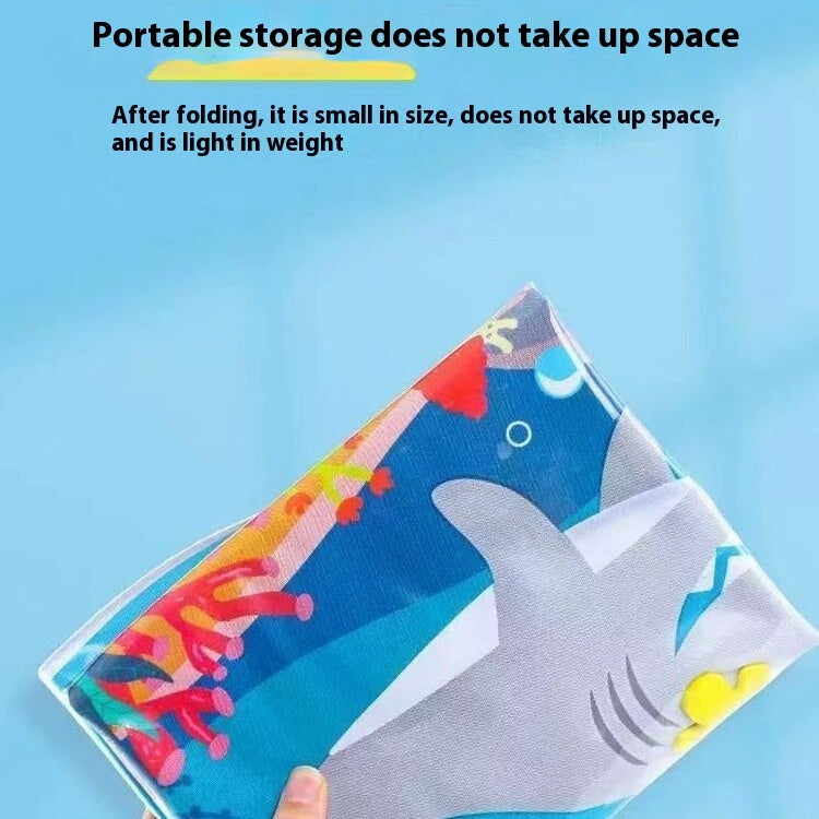 Inflatable Cat Cooling Water Mat – Summer Ice Pad with Ocean Theme (65cm / 100cm)