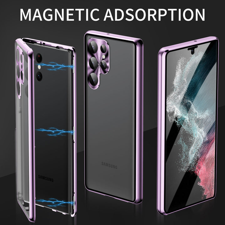 Magnetic Mirror Metal Phone Case – Stylish Shockproof Cover for Android Phones – phone-case