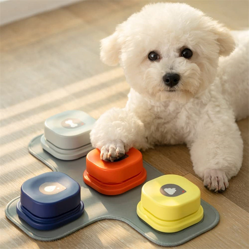 Pet Talking Button – Recordable Communication Device for Dogs & Cats