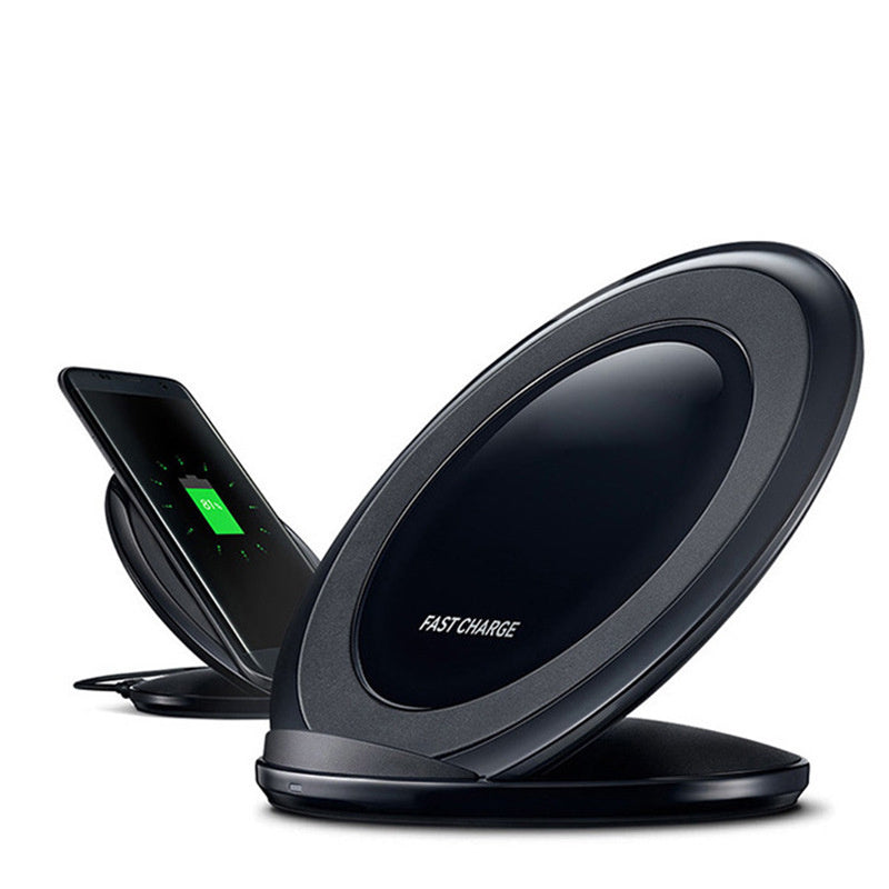 Qi-Certified Fast Wireless Charger – 9V/1A with LED Indicator & Safety Protection (QC2.0/QC3.0 Compatible)