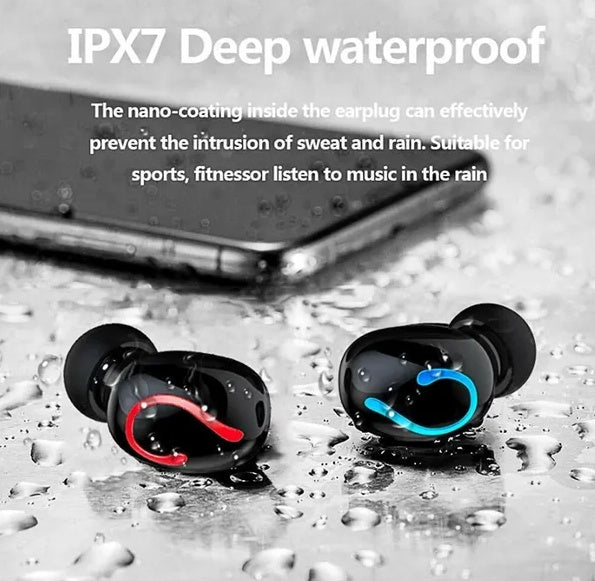 Bluetooth 5.1 TWS IPX7 Waterproof Earbuds