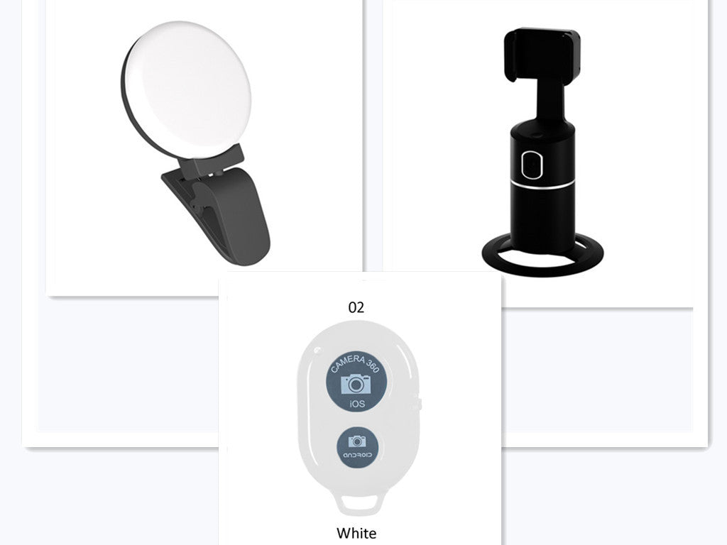 AI Face Tracking Phone Mount – 360° Auto-Tracking Stand for Live Streaming & Vlogging – tech-gadget