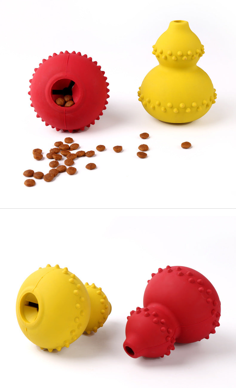 Leaky Gourd Dog Treat Toy – Slow Feeder Puzzle Ball for Small & Medium Dogs