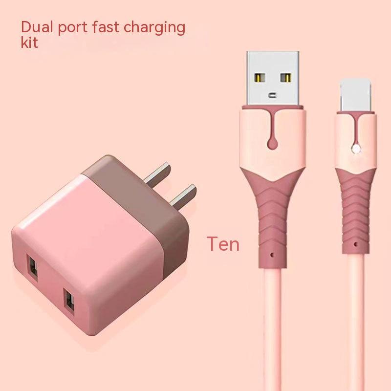 3-in-1 Fast Charging Cable – Universal USB Cable with Lightning, Micro USB & Type-C – power-bank