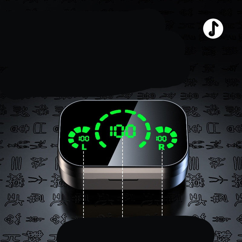 YD03 Wireless Bluetooth-compatible Headset TWS Large Screen Smart Digital Display In Ear Breathing Light - JEFF's Favorite Picks