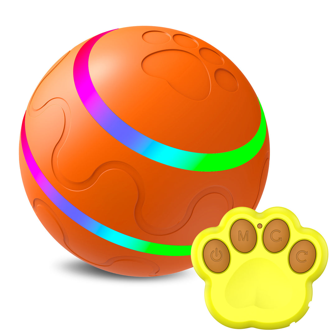 Interactive Smart Rolling Cat Ball Toy – USB Rechargeable | Auto Movement & Remote Control