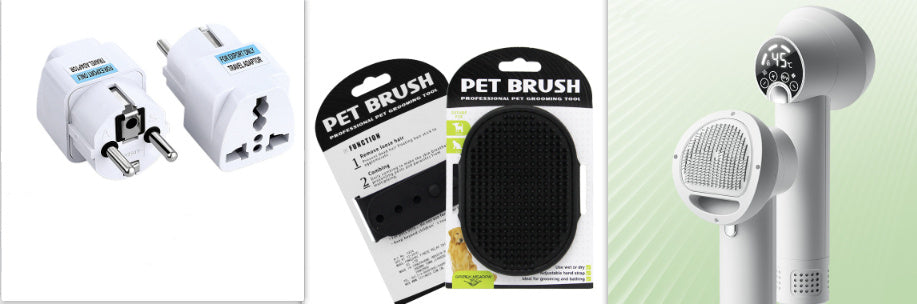 NEX 2-in-1 Smart Pet Hair Dryer with Comb – Quiet Grooming Tool for Dogs & Cats