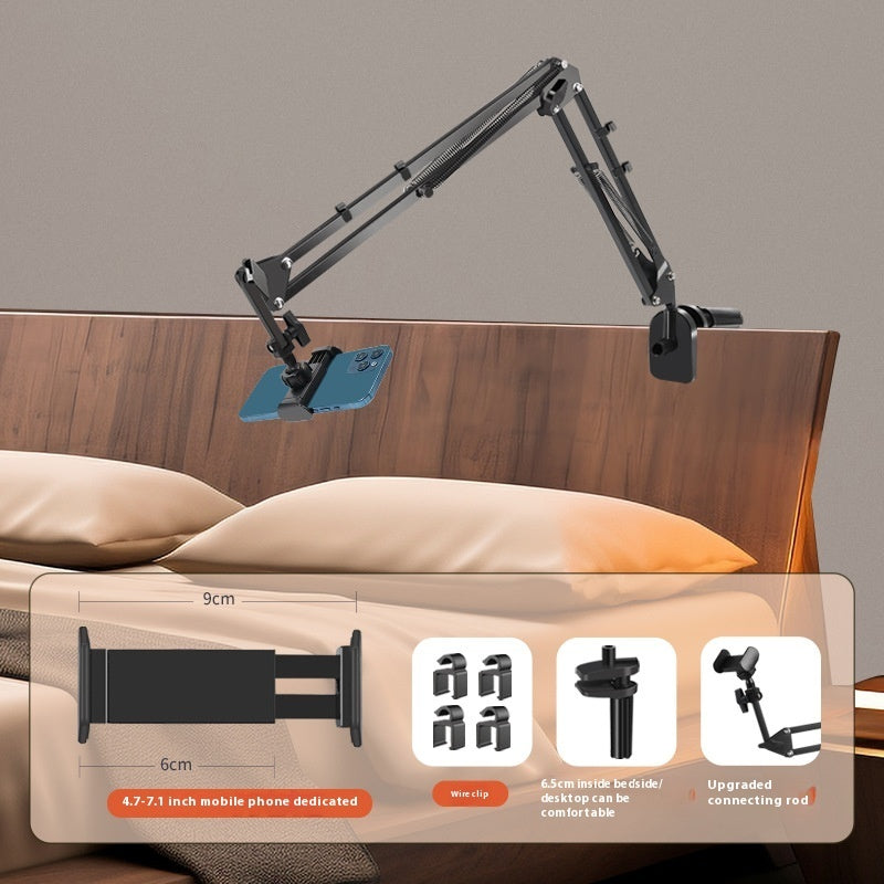 Folding Bedside Phone Holder | Lazy Mount, Adjustable