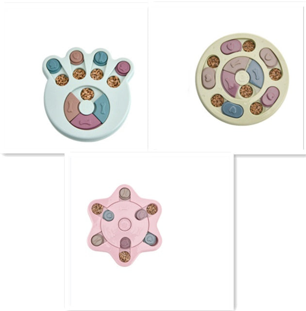 Interactive Puzzle Feeder Bowl – Slow Eating for Dogs & Cats