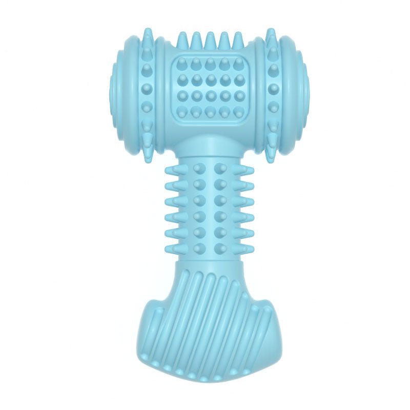 Big Bone Dog Chew Toy for Aggressive Chewers – TPR Dental Cleaning Hammer