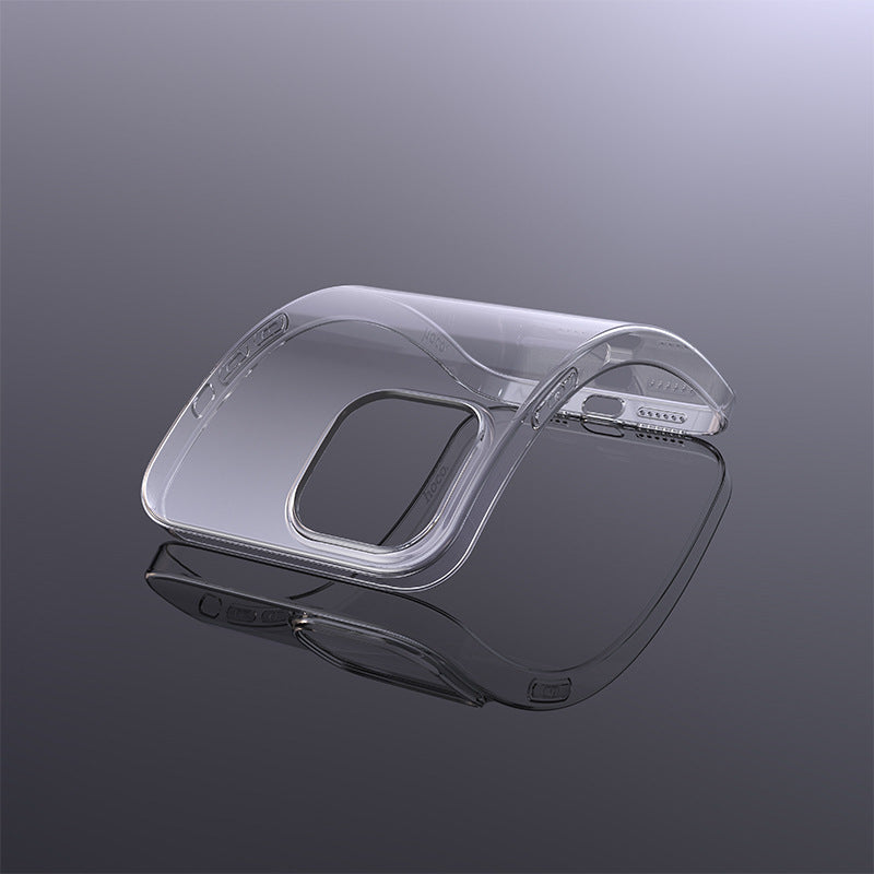 Ultra-Clear TPU Phone Case – 0.8mm Slim Transparent Cover with Camera Protection