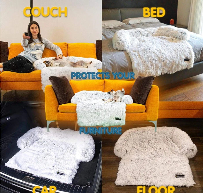 Washable Pet Seat Cushion – Non-Slip Protector for Home & Car