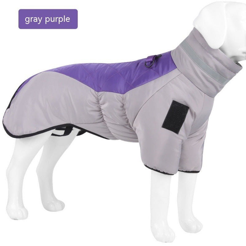 Thick Padded Winter Dog Coat – Warm, Anti-Static & Soft Velvet Lining