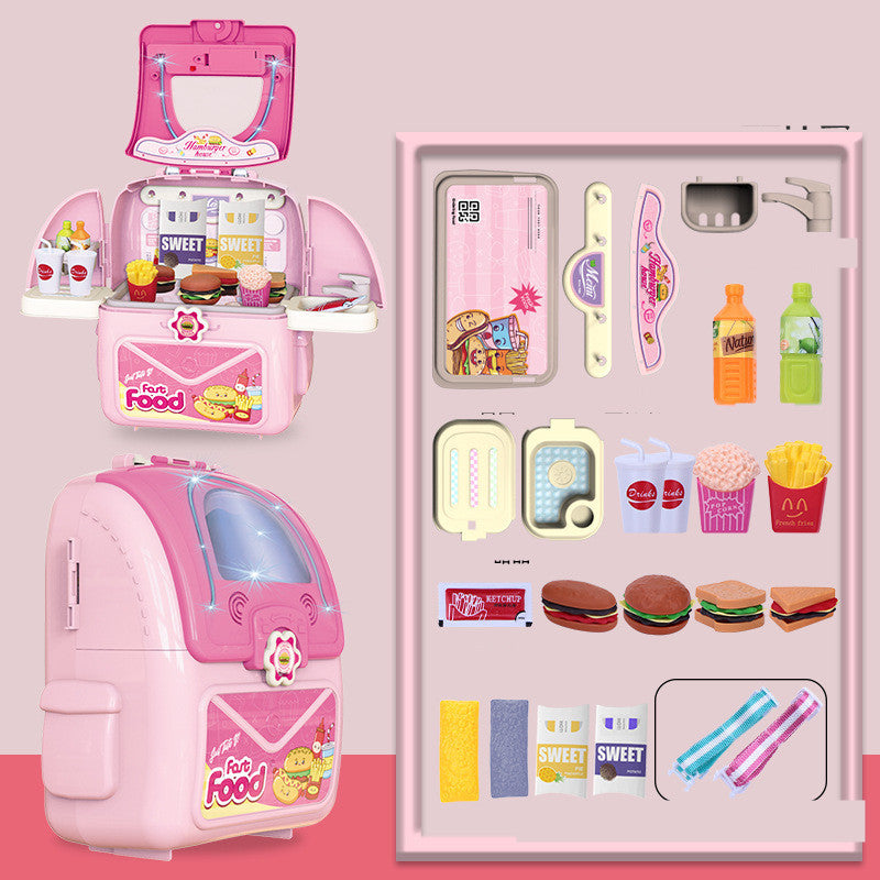 2-in-1 Toy Storage Backpack for Kids – Educational Organizer for Ages 4–6 – grooming kit