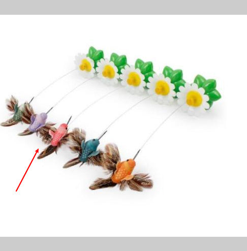 Electric Rotating Butterfly & Bird Cat Toy – Interactive 360° Motion Toy for Indoor Cats