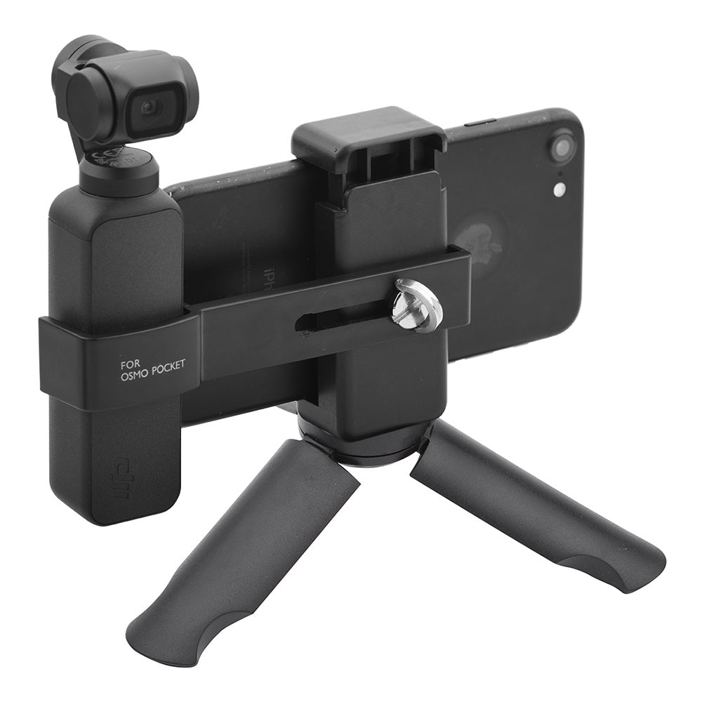 OSMO Pocket Tripod Stand with Phone Clip – Portable & Stable Camera Mount for Vlogging