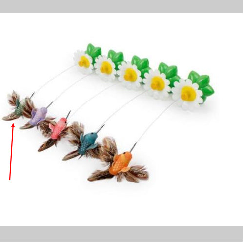 Electric Rotating Butterfly & Bird Cat Toy – Interactive 360° Motion Toy for Indoor Cats