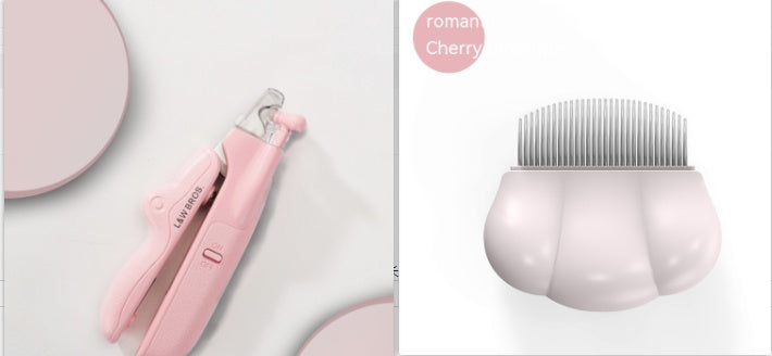 LED Pet Nail Clipper with Nail File & Collector – Safe Grooming for Cats & Dogs
