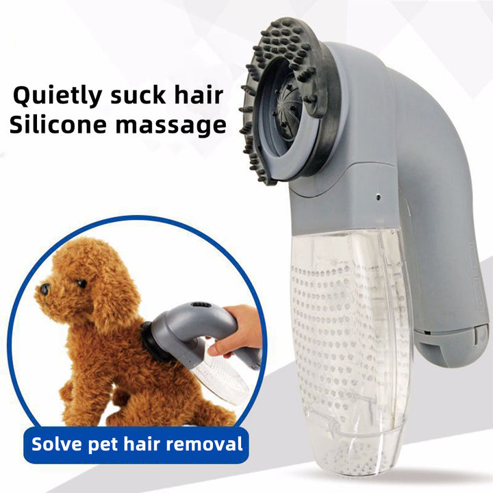 Pet Hair Vacuum Grooming Brush – Gentle & Quiet Fur Remover – grooming kit