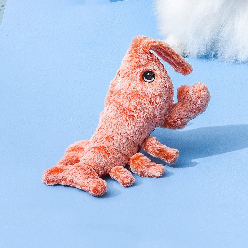 Electric Jumping Lobster Cat Toy | USB Rechargeable Plush Toy