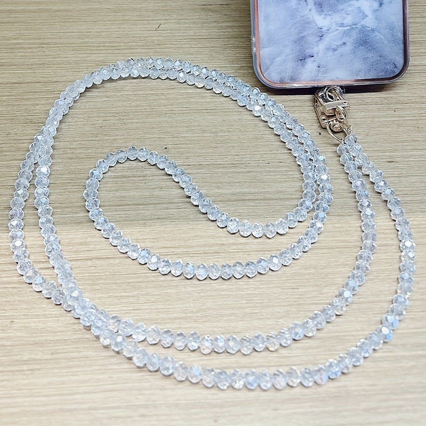Crystal Phone Lanyard Chain – Stylish Shimmering Strap