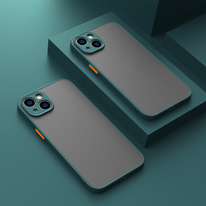 Solid Color TPU iPhone Case – Slim Minimalist Shockproof Back Cover – phone-case