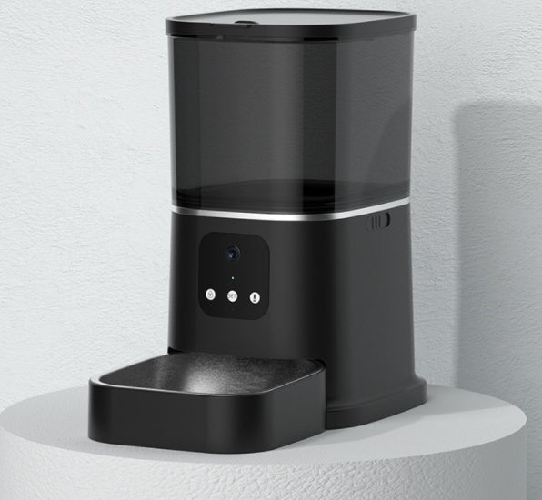Smart WiFi Automatic Cat Feeder – 6L Capacity with App Control, Voice Feed & Video Options