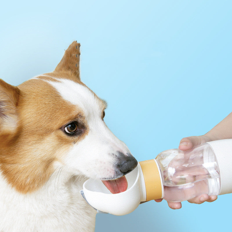 Twist-Top Portable Dog Water Bottle – BPA-Free Pet Travel Dispenser (350ml / 600ml / Combo) – grooming kit