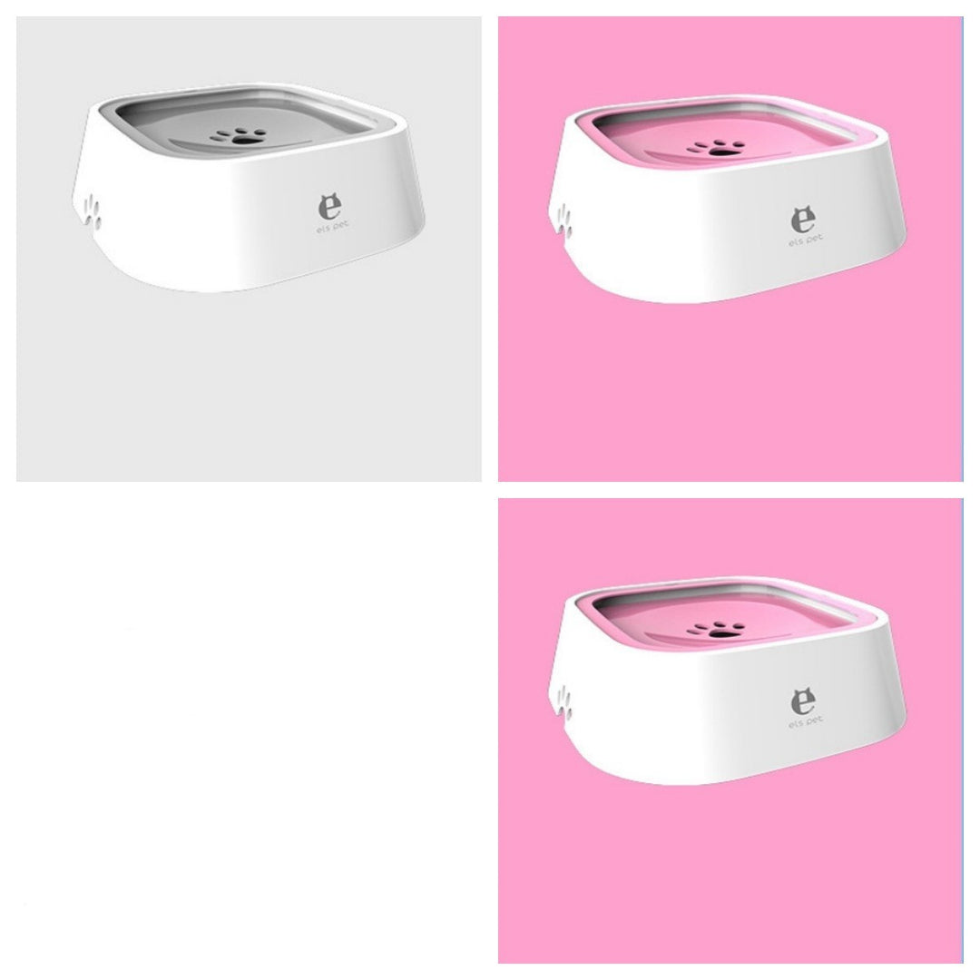 1.5L Floating Pet Water Bowl – No-Spill Slow Feeder for Cats & Dogs – grooming kit