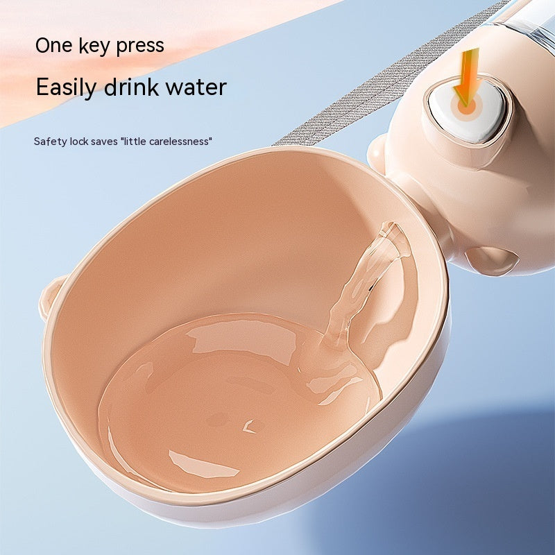 Portable Pet Water Bottle – Leak-Proof Travel Dog Cup for Outdoor Hydration