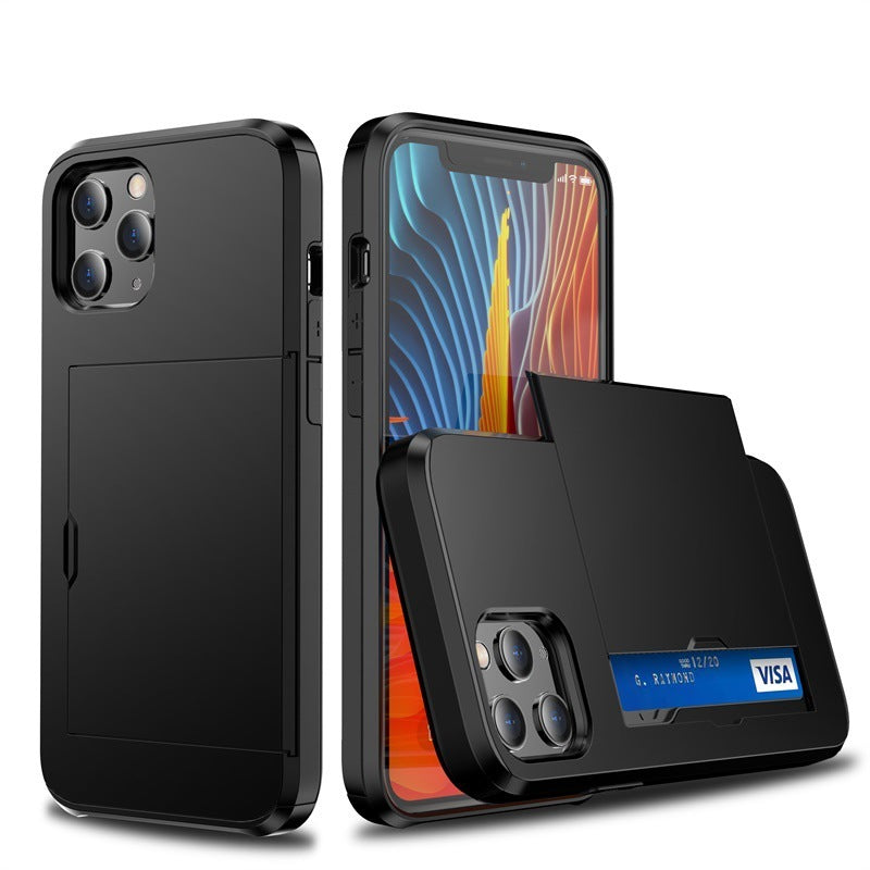 SGP Sliding Card Holder Phone Case – Dual Layer Protection + Wallet Function