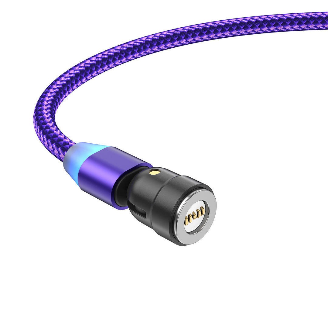3-in-1 Fast Charging Cable – USB + Lightning + Type-C with 3A Quick Charge Support – car-accessory