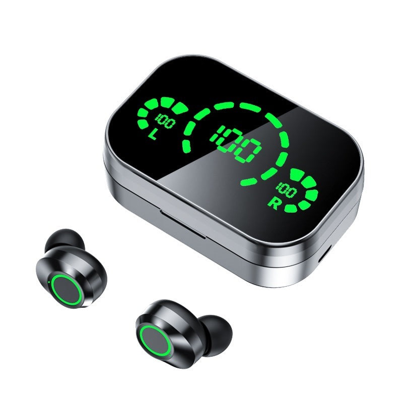 YD03 Wireless Bluetooth-compatible Headset TWS Large Screen Smart Digital Display In Ear Breathing Light - JEFF's Favorite Picks