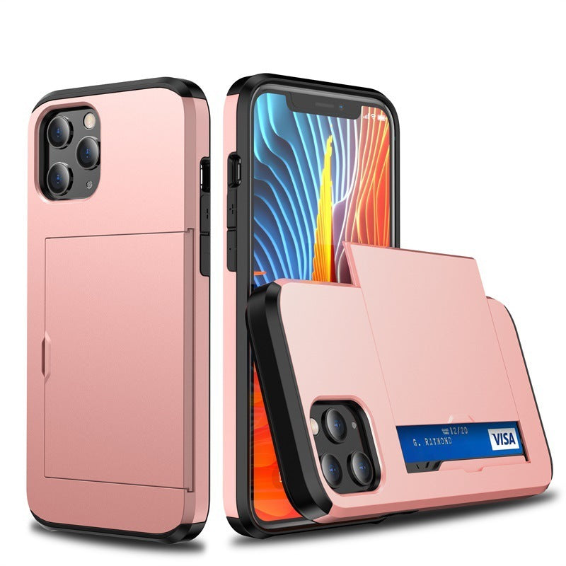 SGP Sliding Card Holder Phone Case – Dual Layer Protection + Wallet Function