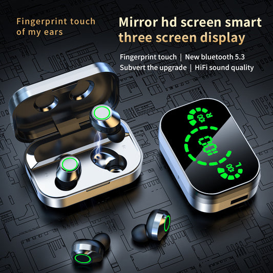YD03 Wireless Earbuds | Bluetooth 5.3 with LED Display – audio-accessory