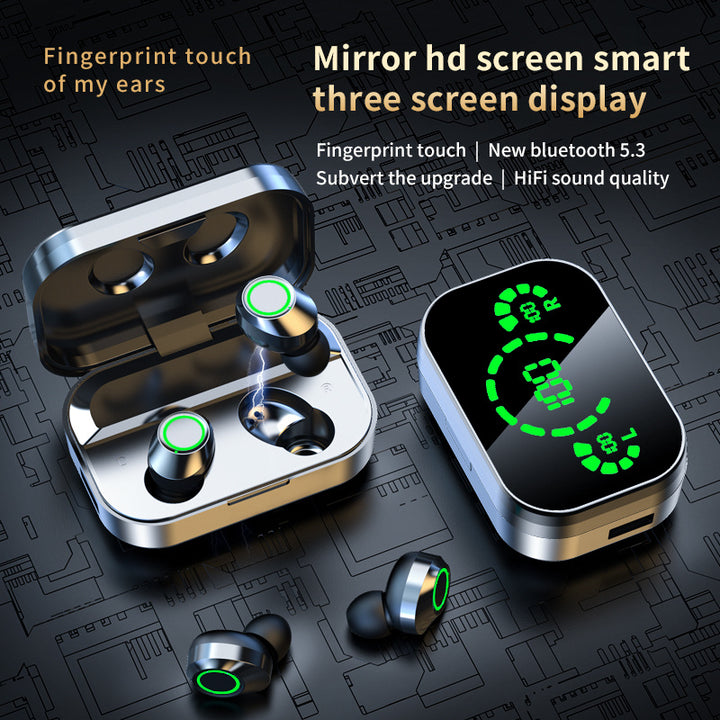 YD03 Wireless Earbuds | Bluetooth 5.3 with LED Display – audio-accessory